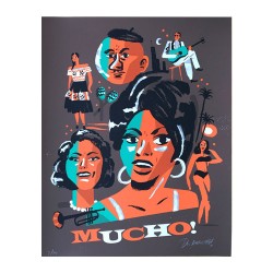 Mucho! - Silk-screen print